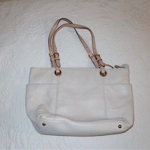 Cream Michael Kors bag